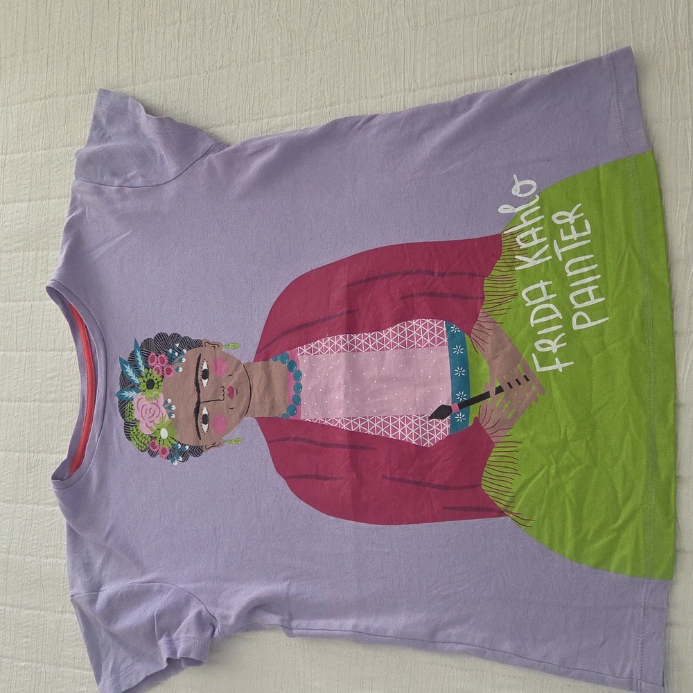 Frida Kahlo Painter Shirt‎ - Purple